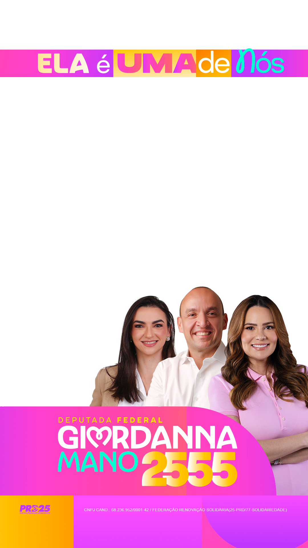 Story Milhã com Giordanna