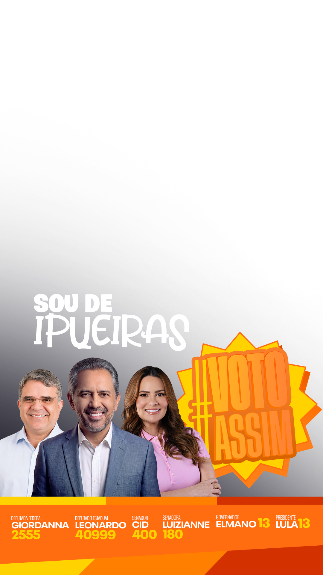 De IPUEIRAS... VOTO ASSIM!
