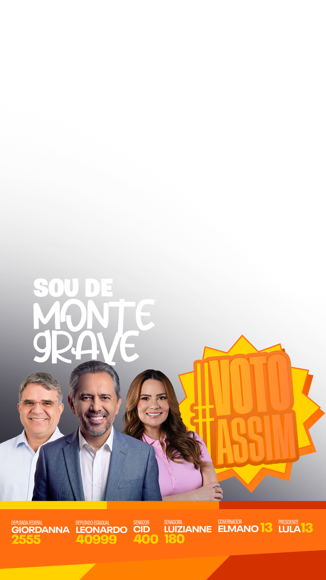 De MONTE GRAVE... VOTO ASSIM!