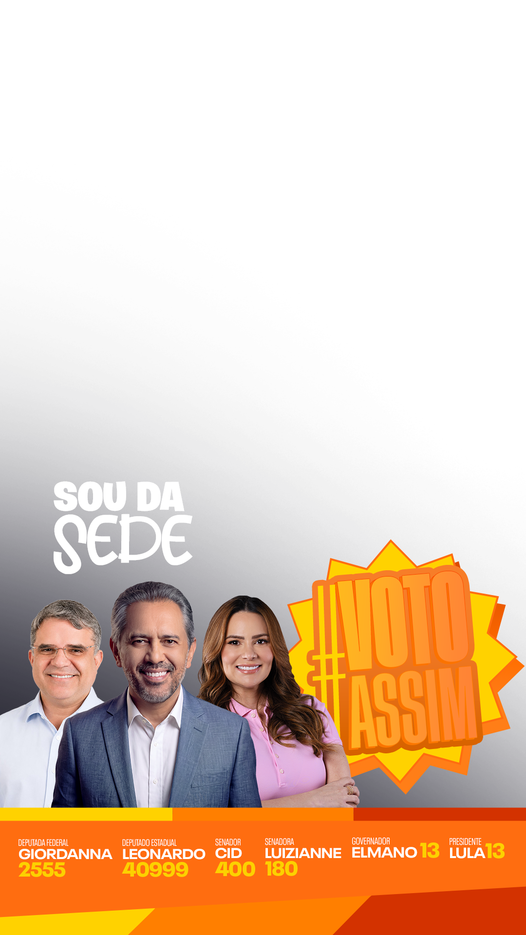 Da SEDE... VOTO ASSIM!